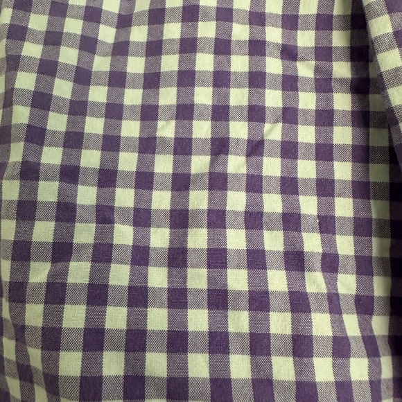 Ralph Lauren Classic Fit Size Large Purple Gingham Shirt Mens Button Up - Picture 5 of 5